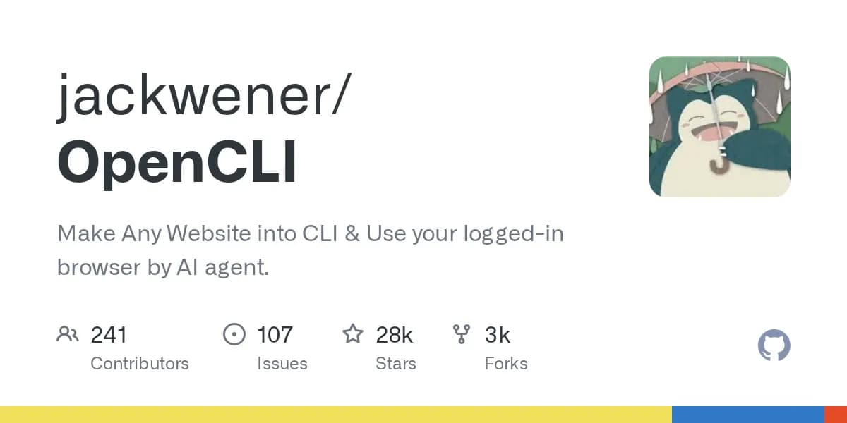 OpenCLI 截图